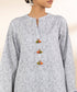 Women's Unstitched Lawn Printed Grey 3 Piece Suit